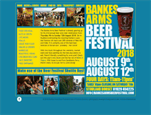 Tablet Screenshot of bankesarmsbeerfestival.com